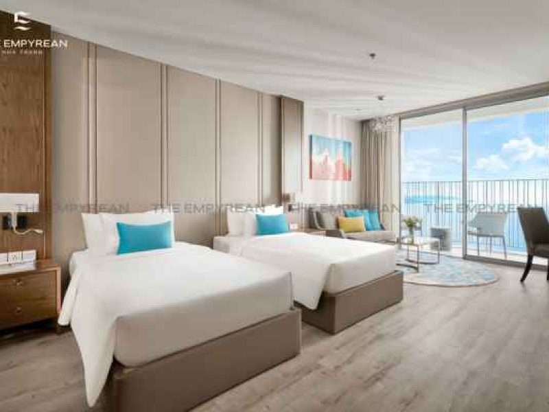 디럭스 트윈 오션뷰 위드 발코니 (Deluxe Twin Ocean View With Balcony)