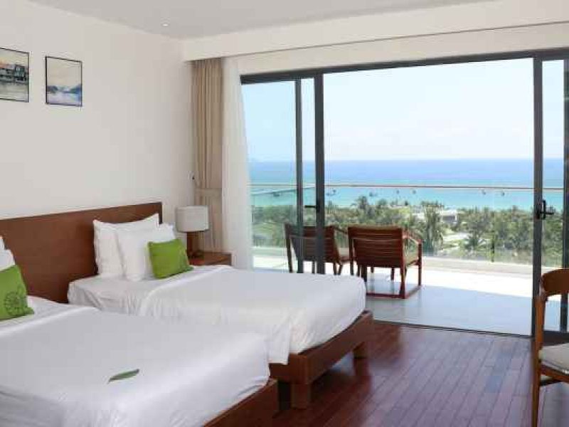 디럭스 트윈 오션뷰 욕조 (Deluxe Twin Ocean Bathtub)